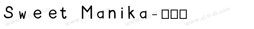 Sweet Manika字体转换